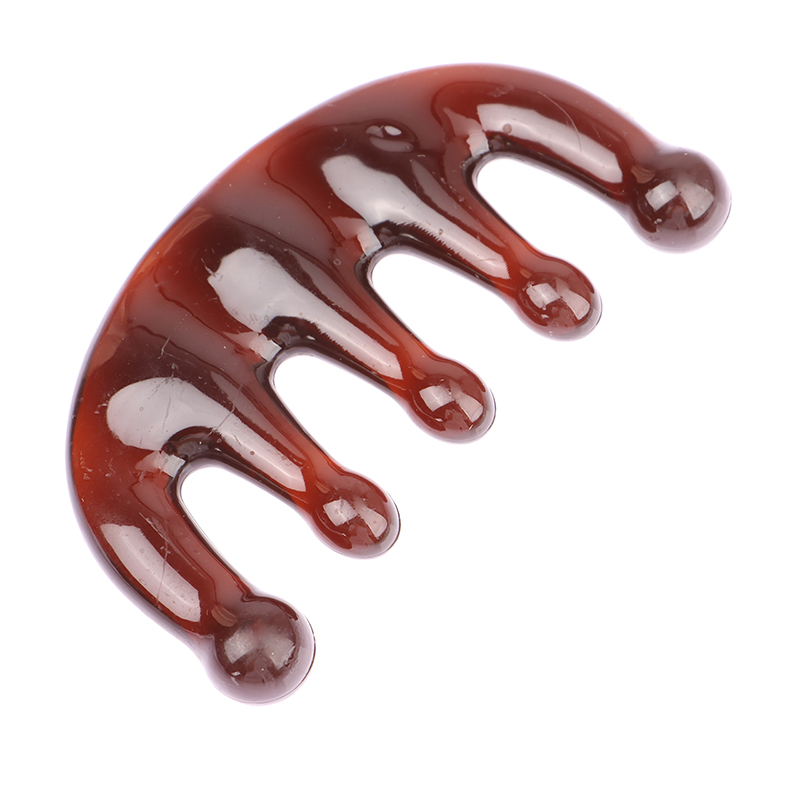 1Pcs Wide Teeth Massage Comb Face Body Gouache Scraper Scalp Meridian Relax ❤OF - Bild 13 von 14