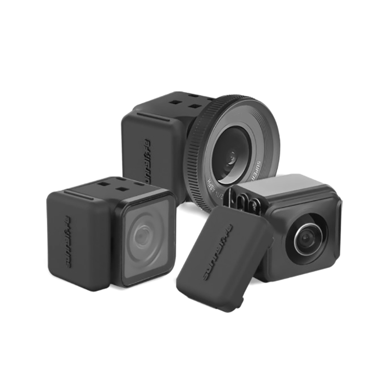 2 pz coperchio protettivo obiettivo in silicone morbido antipolvere per fotocamera Insta 360 One R 4K- 2 pz coperchio protettivo obiettivo in silicone morbido antipolvere per fotocamera Insta 360 One R 4K-