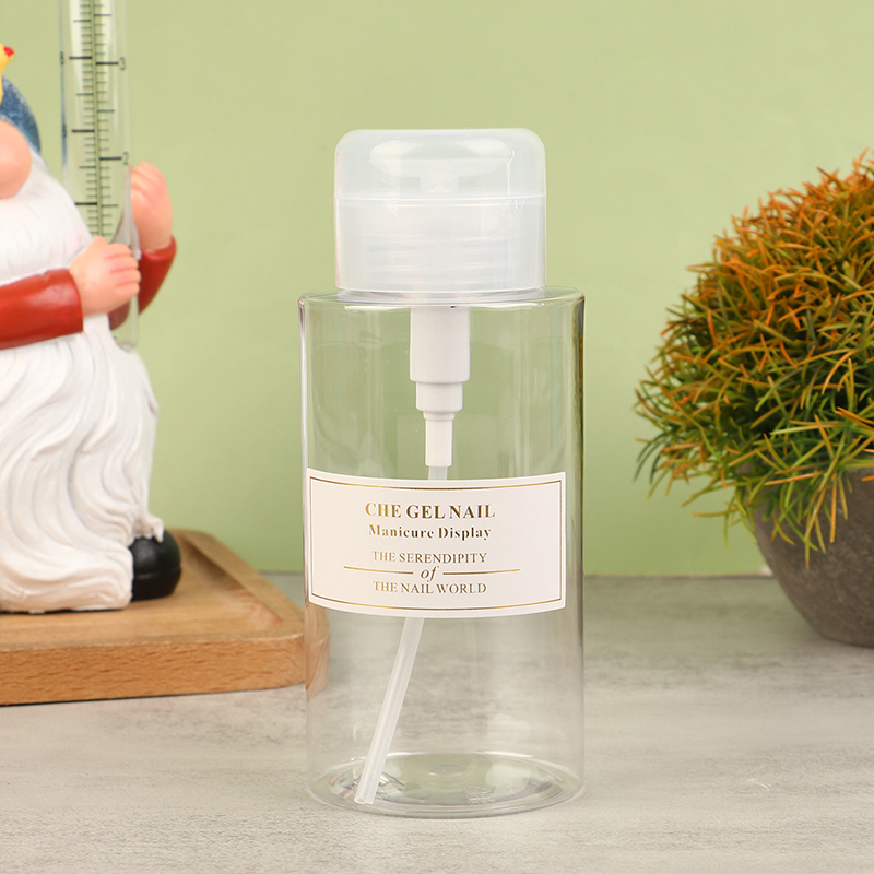 Refillable Bottle Nail Cleaner Container Reusable Press Pump Dispenser Empty ❤OF - Bild 5 von 15