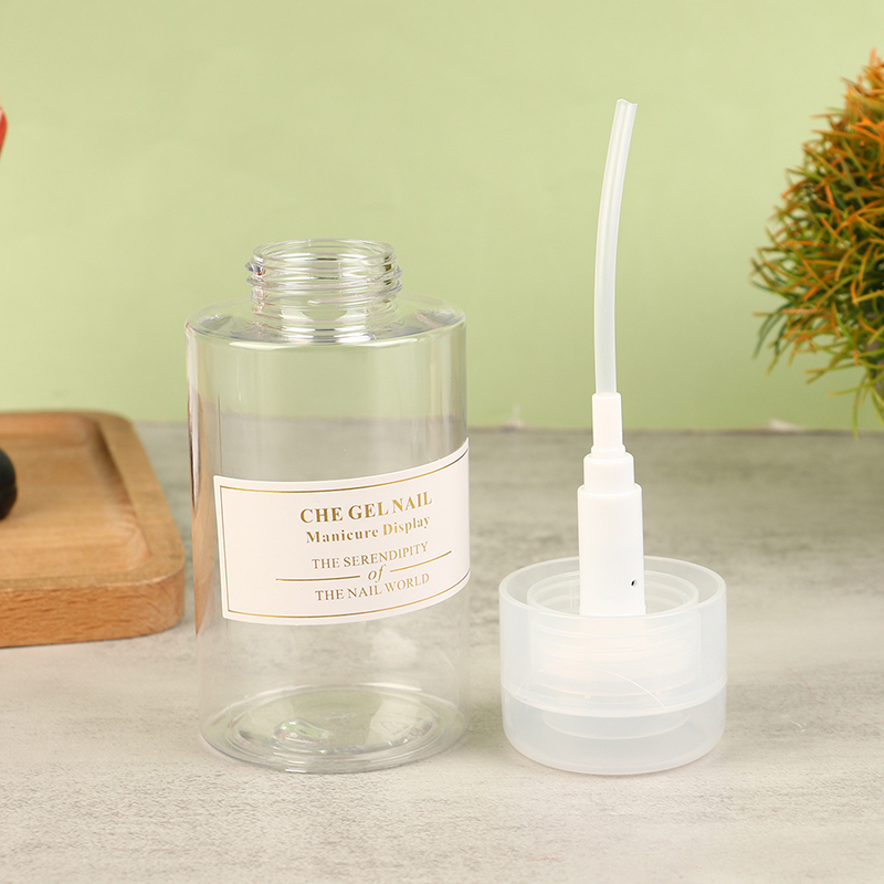 Refillable Bottle Nail Cleaner Container Reusable Press Pump Dispenser Empty ❤OF - Bild 7 von 15