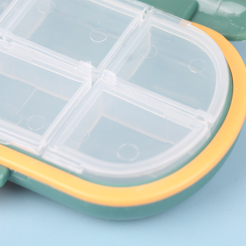 Scatola pillola da viaggio plastica medicina contenitore contenitore pillola cutter organizer TS- GU11738