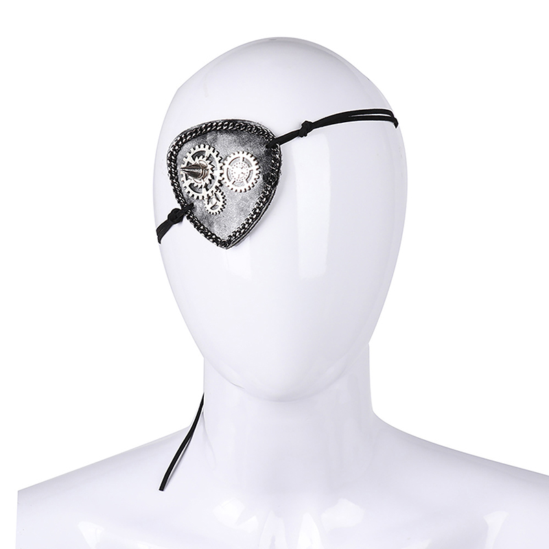 Steampunk Single Eye Mask PU Eye Patches Halloween Carnival Costume Accessories* - Picture 8 of 14