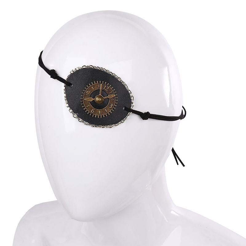 Steampunk Single Eye Mask PU Eye Patches Halloween Carnival Costume Accessories* - Picture 11 of 14