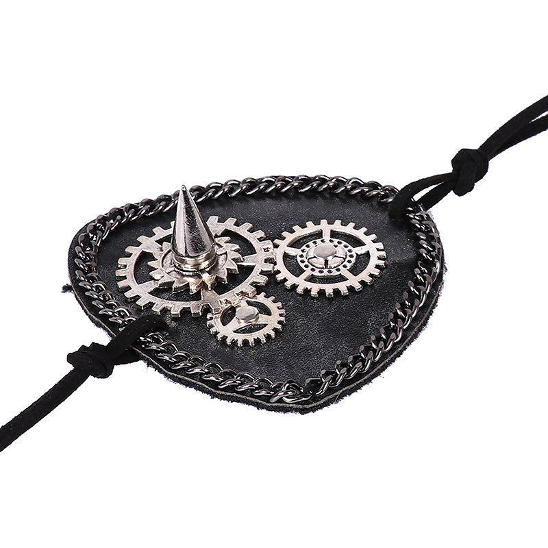 Steampunk Single Eye Mask PU Eye Patches Halloween Carnival Costume Accessories* - Picture 10 of 14