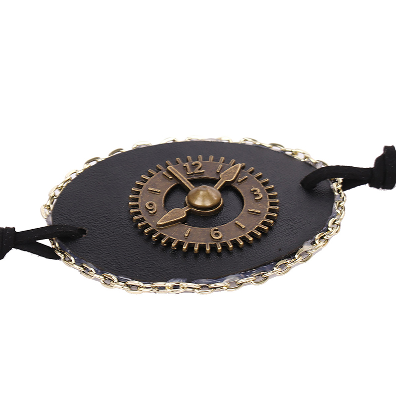Steampunk Single Eye Mask PU Eye Patches Halloween Carnival Costume Accessories* - Picture 1 of 14