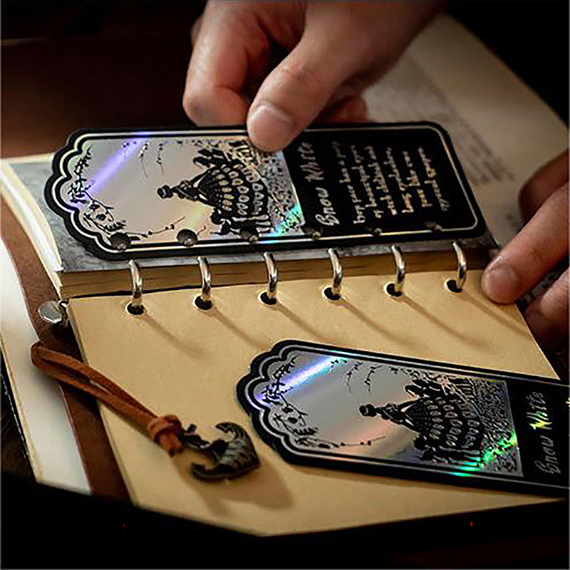 1 Set Fairy Tale Theme Bronzing Bookmarks Student Office Stationery Supplies PX BH11535