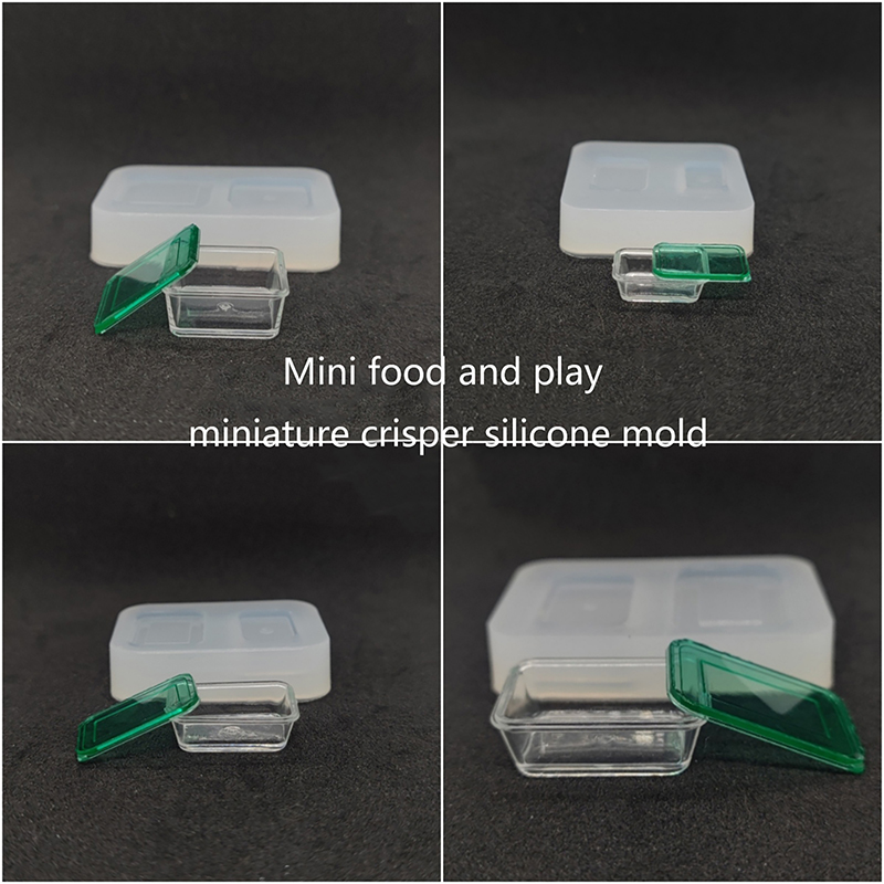 Mini casa delle bambole croccanti stampo in silicone casa delle bambole cucina stoviglie accessori PX-