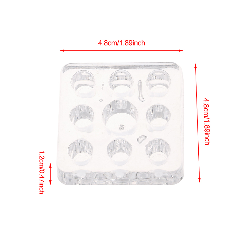 1Pcs Transparent Acrylic Tattoo Permanent Makeup Pigment Ink Cup Holder Stand YV11184