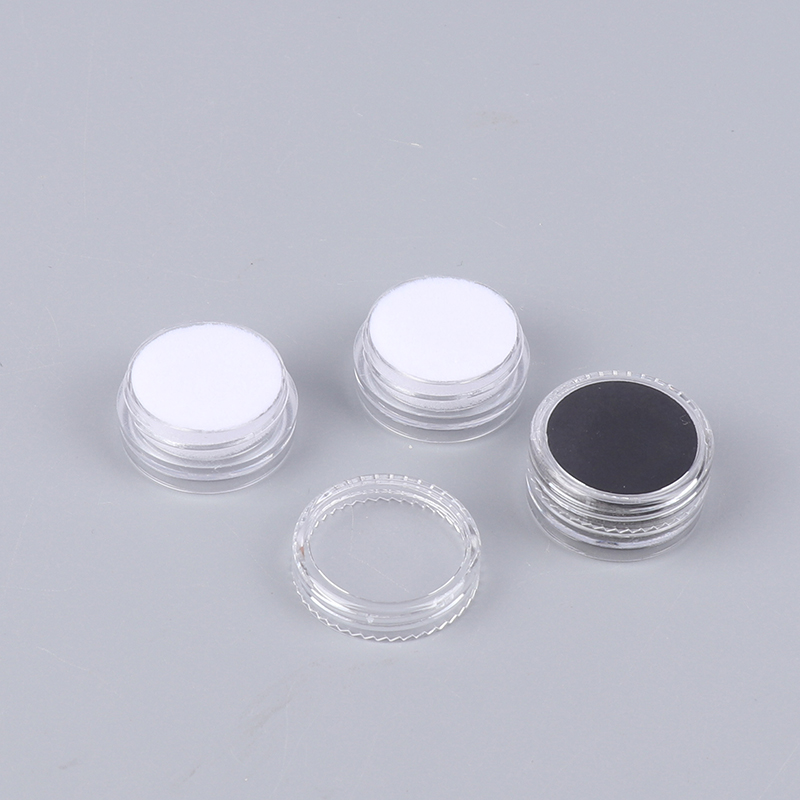 Transparent Round Gemstone Display Collection Storage Box Jewelry Gems Diamon F~