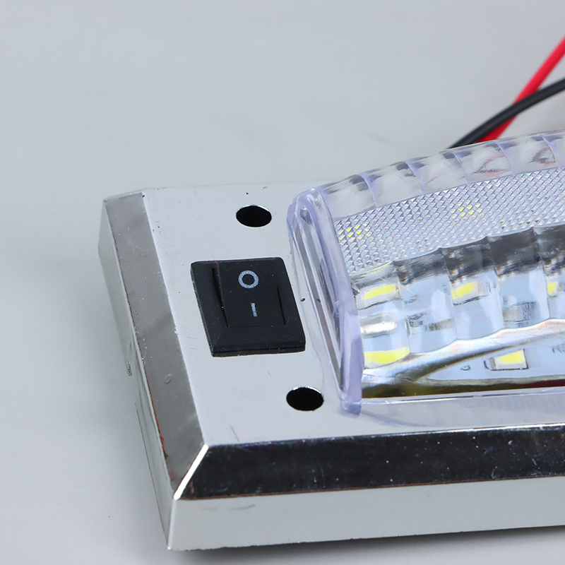 LED 12V-24V Panel Light Car Interior Reading Lamp High Brightness Cabin Lights - Afbeelding 4 van 12