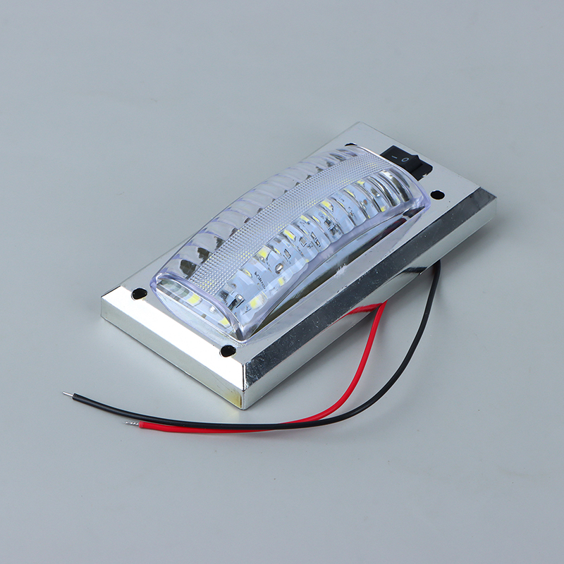 LED 12V-24V Panel Light Car Interior Reading Lamp High Brightness Cabin Lights - Afbeelding 11 van 12