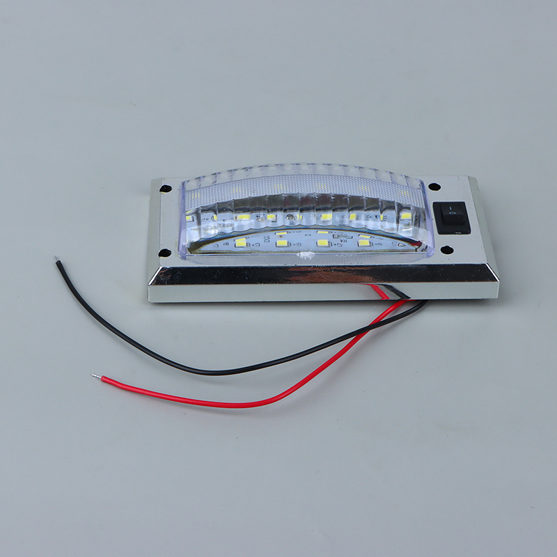 LED 12V-24V Panel Light Car Interior Reading Lamp High Brightness Cabin Lights - Afbeelding 9 van 12