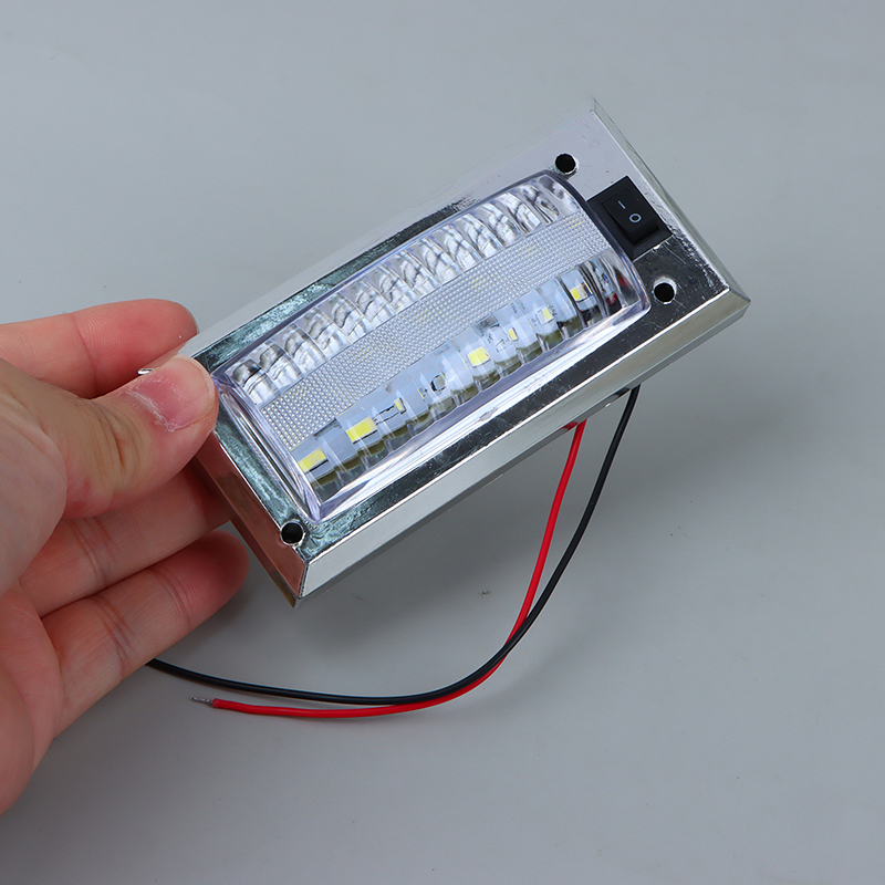 LED 12V-24V Panel Light Car Interior Reading Lamp High Brightness Cabin Lights - Afbeelding 8 van 12