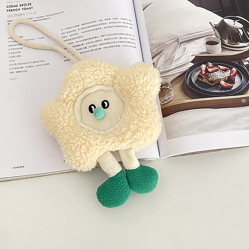Bellissimo Kawaii Carino Peluche Borsa Fiore Ciondolo Bambola In Tessuto Ciondolo Cancelleria-