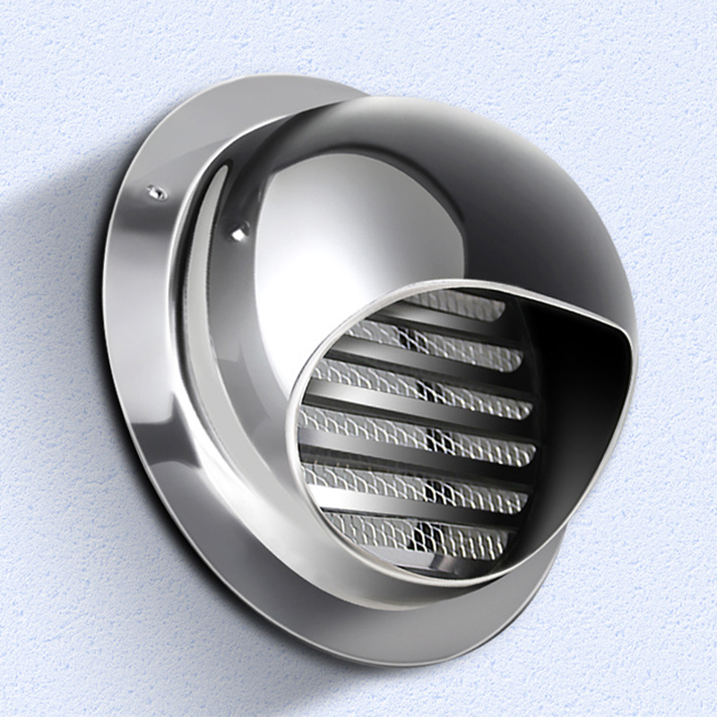 Vent Cover Duct Vent, Dryer Exhaust Vent Wall Vent Stainless Steel Round  Ven F3 | eBay