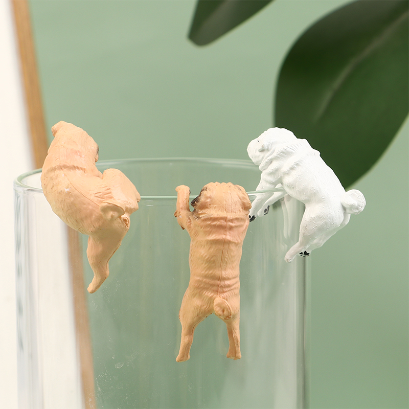 Fish Tank Mouth Round Fish Tank Edge Decoration Doll Grass Tank Landscape FH10387