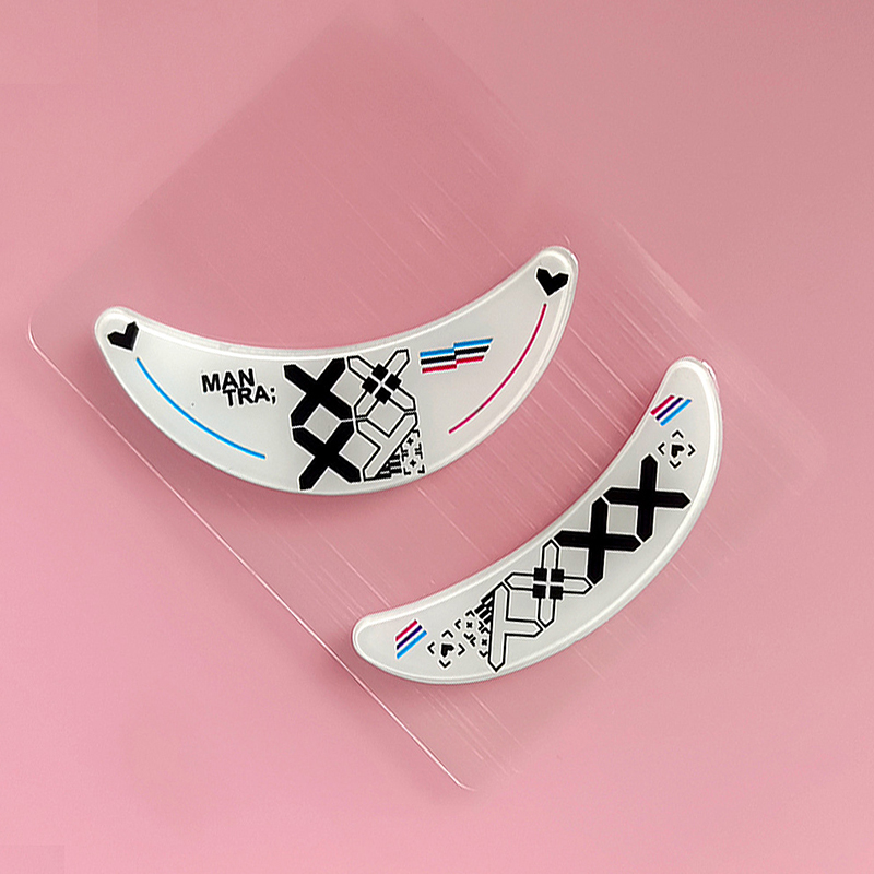 Glass Mouse Skates Glide Feet Pads Mouse Feet Sticker for VGN Dragonfly F1 - Photo 2/6