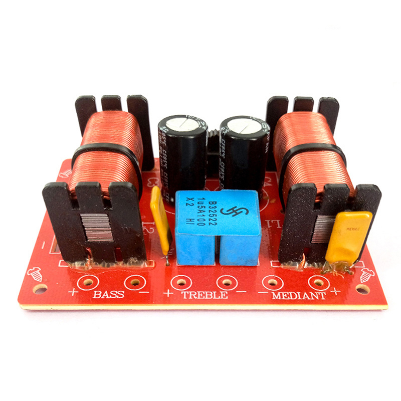 150W 3 Way Hi-Fi Speaker Frequency Divider Crossover Filters Treble Bass Med^LI
