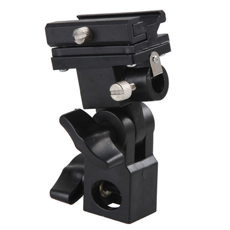 B-Type Flash Hot Shoe Bracket Tripod Umbrella Holder Light Stand Adapter NTJ_cd