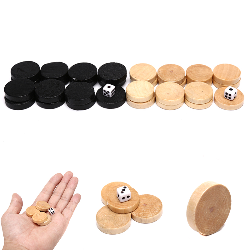 32Pcs Draughts/Checkers/Backgammon Chess Piece for Kids Board Game Learn $9 Ni