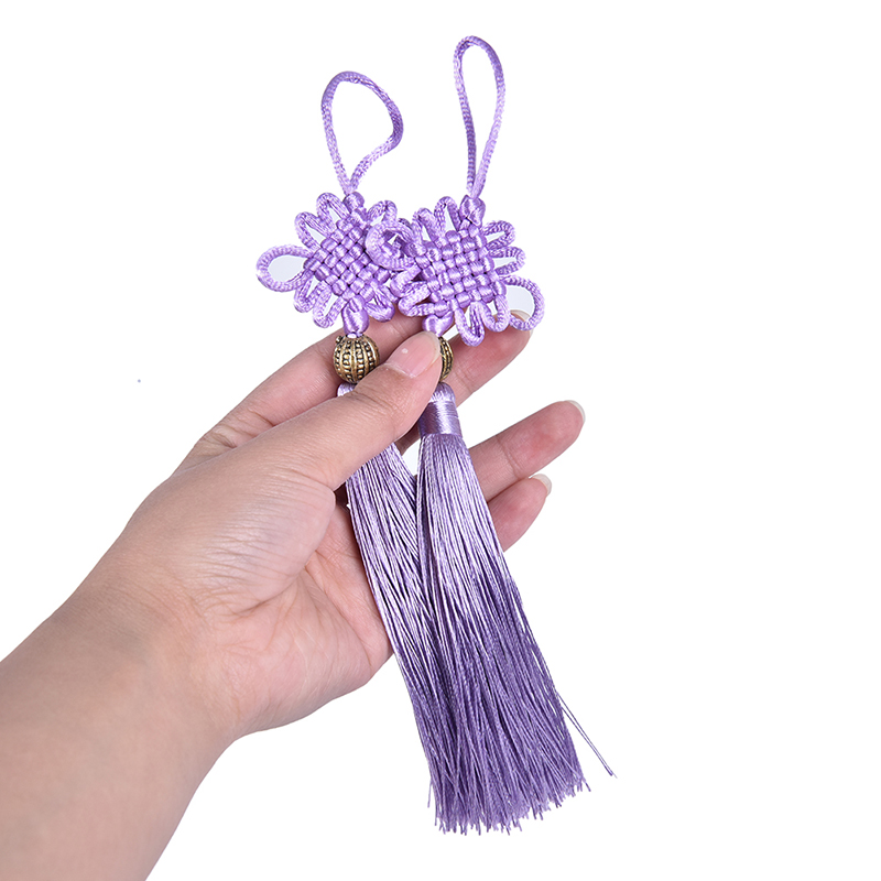 2pc Chinese Knot Jubilant Tassel Home Decoration Pendant DIY Craft Tassel Fr.xh