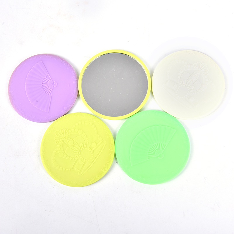 Portable Cute Round Mirror Plastic Makeup Pocket Handbag Mini Small MirrorB.JF g eBay