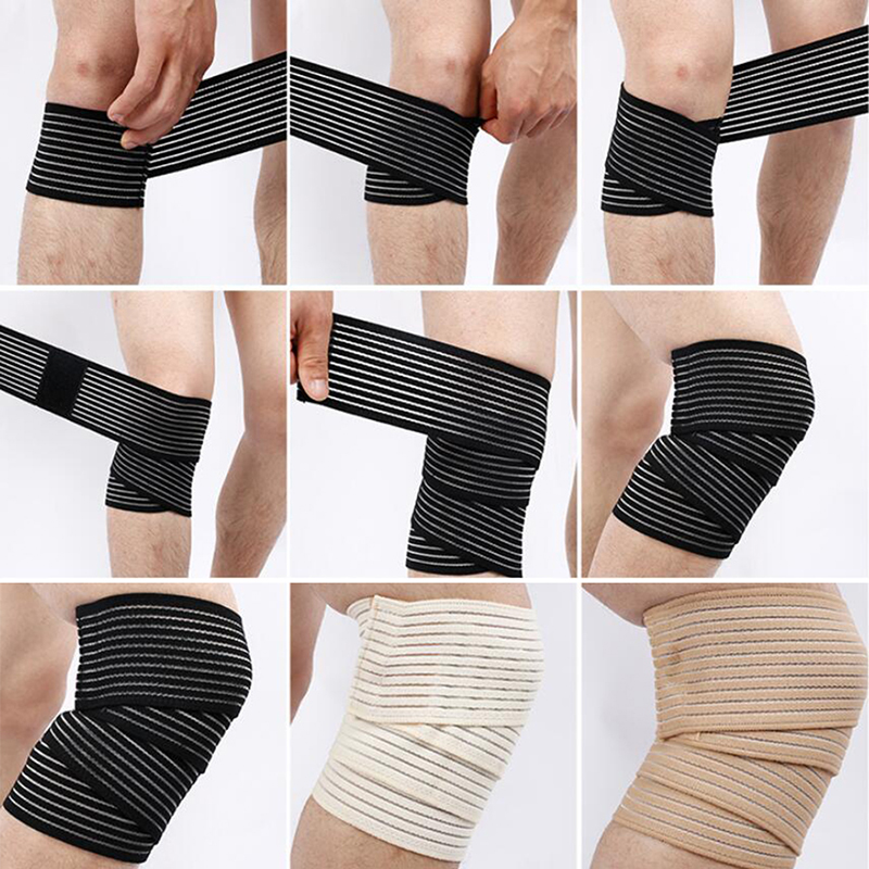 Elastic Wrist Knee Ankle Elbow Calf Sports Bandage Brace Pad Support Wrap By3BI