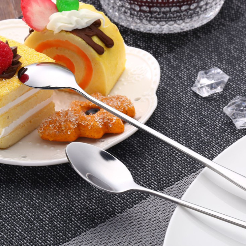 1pc creative stainless steel long handle coffee spoon stirring ice spo-yn - Picture 2 of 18