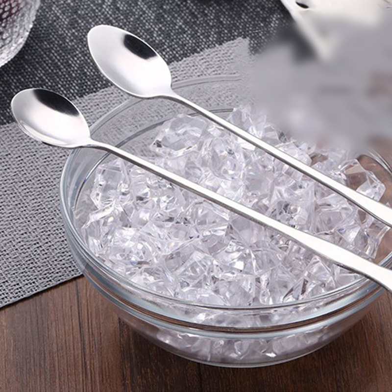 1pc creative stainless steel long handle coffee spoon stirring ice spo-yn - Picture 4 of 18