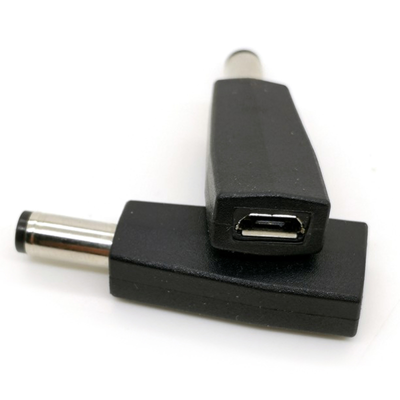 DC 5.5x2.1mm Male Plug To Micro USB Female Connector Adapter Charge Converte SN❤