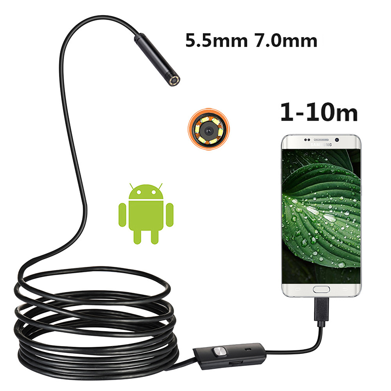 MINI ENDOSCOPE CAMERA 7mm/5.5mm USB Camera for Android Inspection