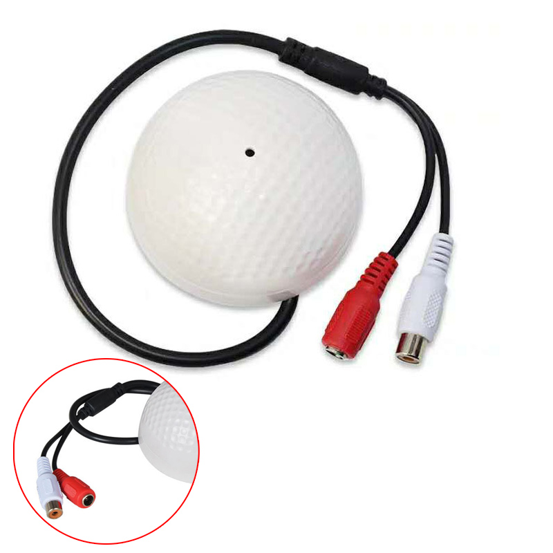 Microfono pickup audio monitoraggio audio MIC per sicurezza sorveglianza telecamere a circuito chiuso BYB-