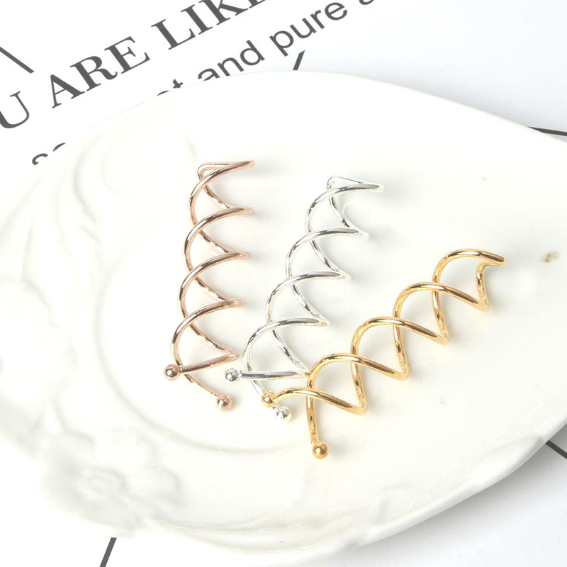 10pcs Women Spiral Spin Screw Pin Hair Clip Twist Barrette Hairpwf eBay