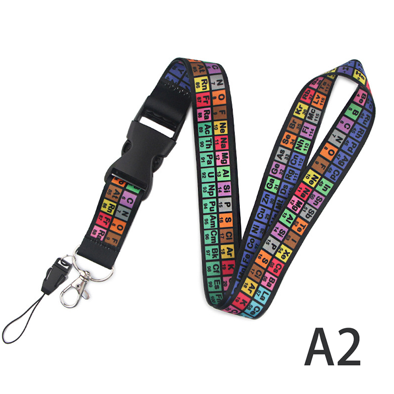 Chemie Periodensystem der Elemente Lanyards Schlüsselanhänger Umhängebänder#B - Zdjęcie 14 z 14