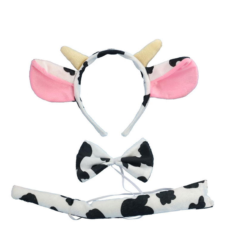 Animal Milk Ear Headwear Dairy Cattle Cow Hairband Party Favor Costume Cosp N GA EBay