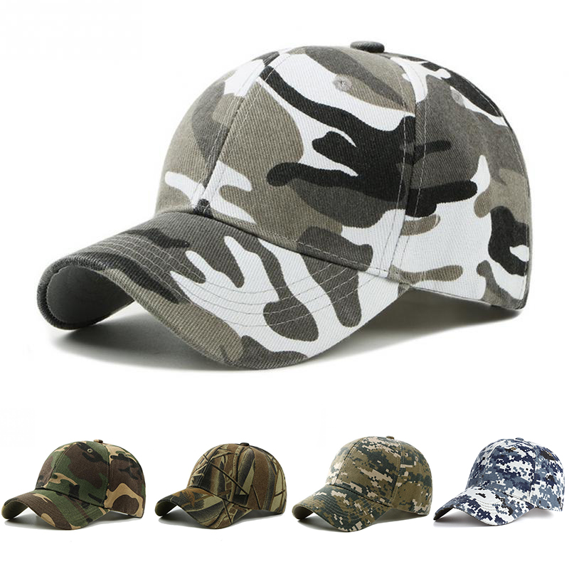 Men Baseball Caps Tactical Camouflage Cap Jungle Hunting Snapback
