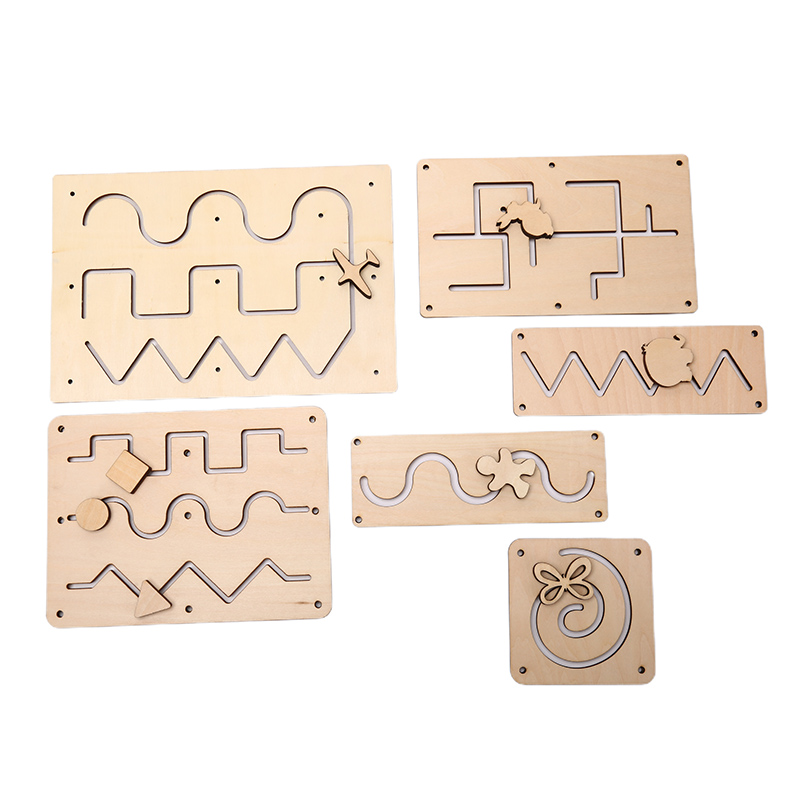 Busy Board DIY Track Toy Baby Montessori Sensory Activity Board ZubehöP2 Y4