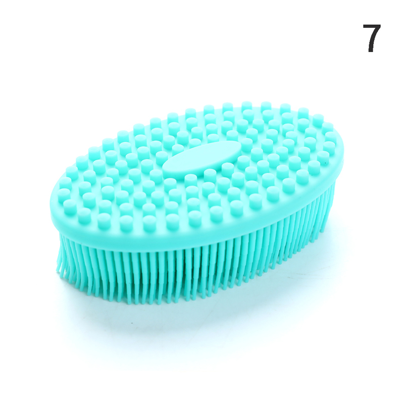 Silicone Body Brush Baby Shower Sponge Dry Massage Bath Towel For Body Bas_U F❤❤