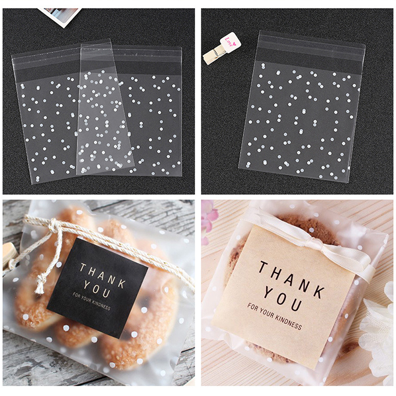 100 Sachets De Bonbons Transparents Pour Fêtes - 120x275 Mm - Vides - Neufs