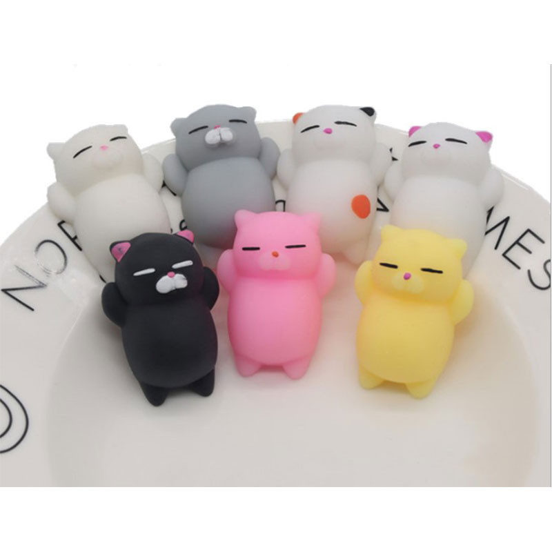SQUEEZE STRESS RELIEF Soft Ball Cute Animal Toys C P8P7 EUR 5,15 - PicClick  FR