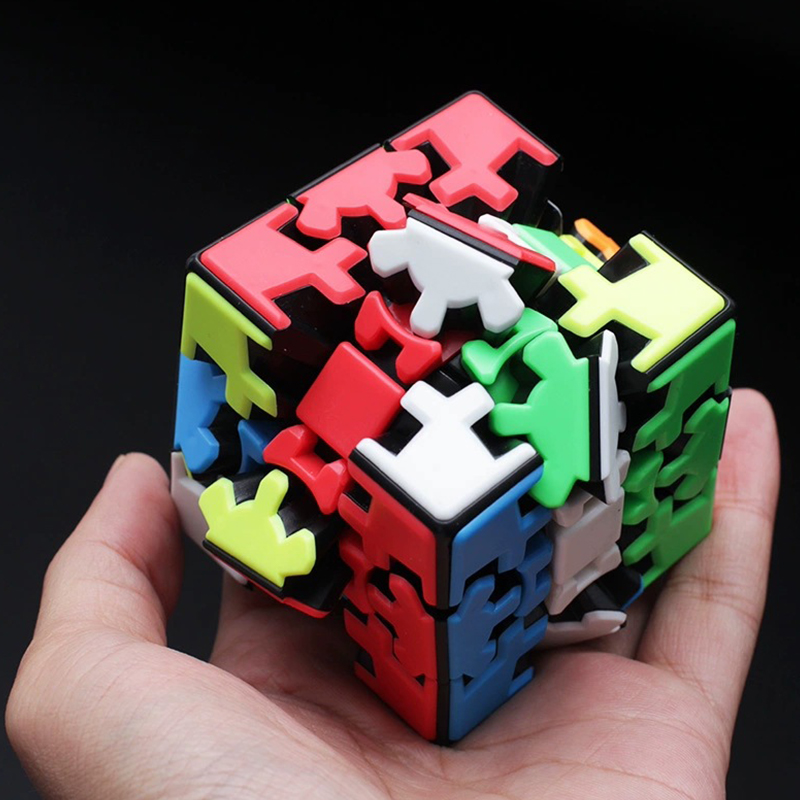 3x3 Gear Cube Original Stickerless Smooth und Gear Mechanism Perfect Puzzl.YH Bf JB10706