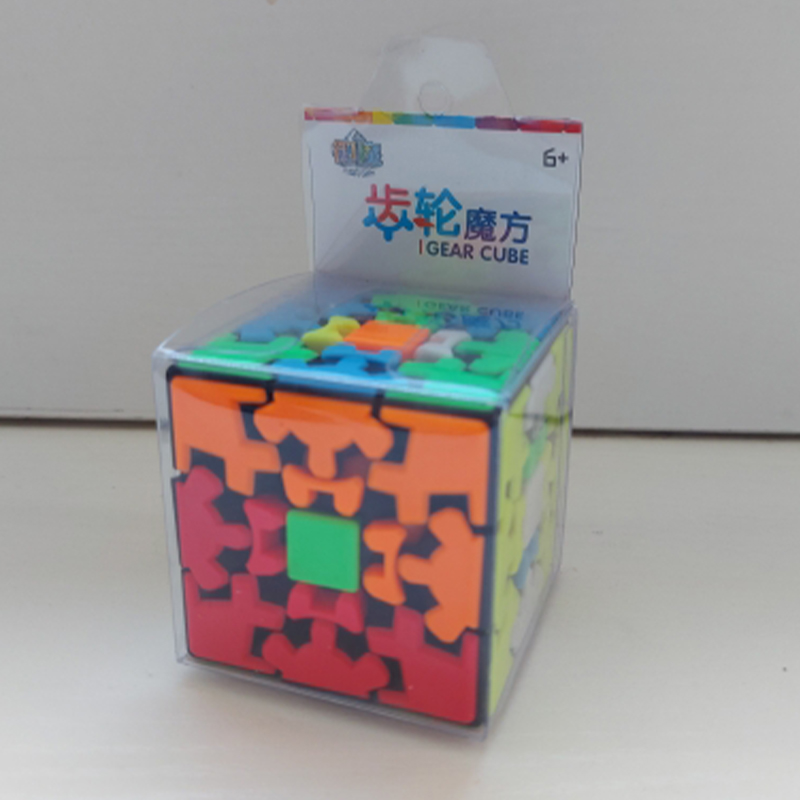 3x3 Gear Cube Original Stickerless Smooth und Gear Mechanism Perfect Puzzl.YH Bf JB10706