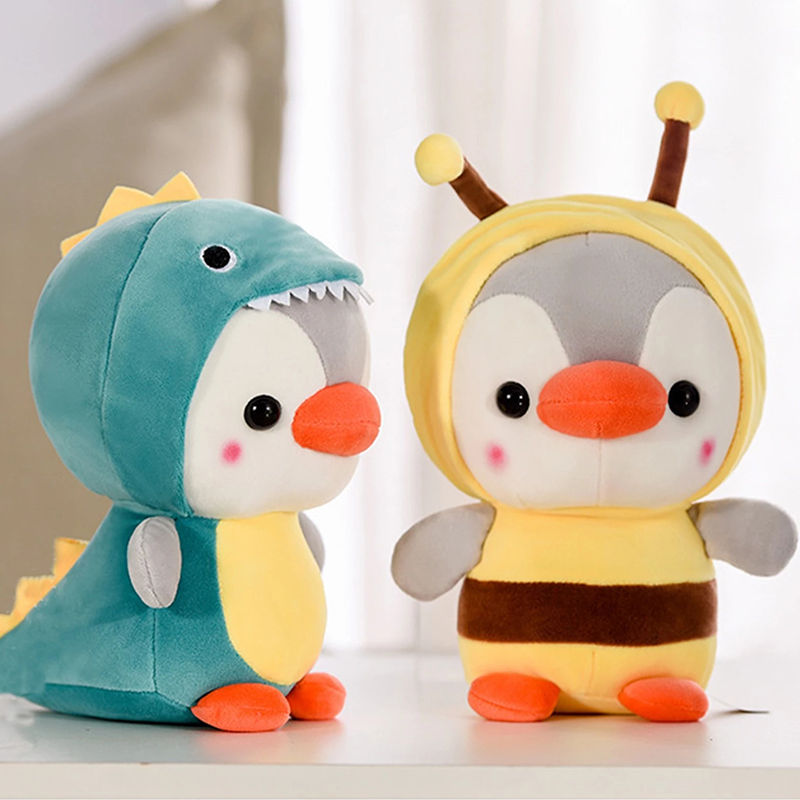 Penguin Plush Toy Animal Penguin Cosplay Bee Frog Dinosaur Stuffed Doll Sn SB10010