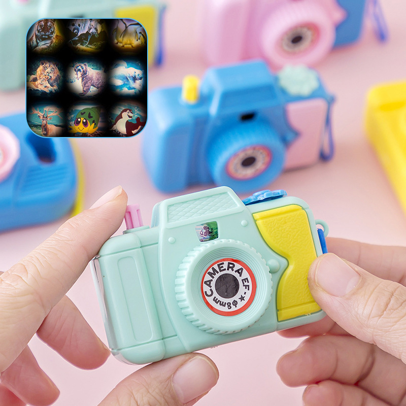 1pc Projection Camera Educational Toys Kids Cartoon Camera Photography Baby - Sn