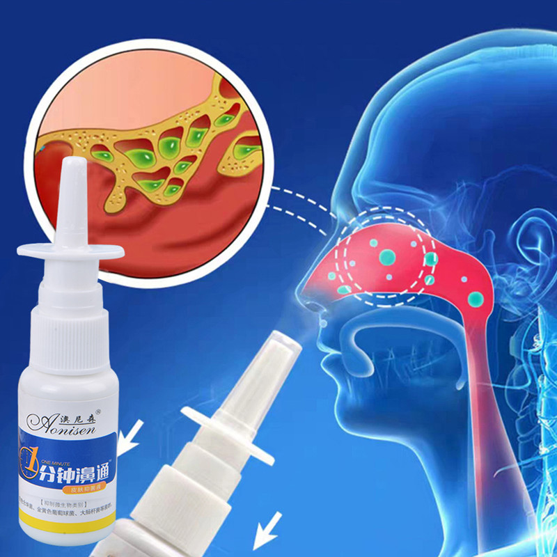 TRADITIONAL MEDICAL NASAL Spray Chronic Rhinitis Sinusitis Spray Nose ...