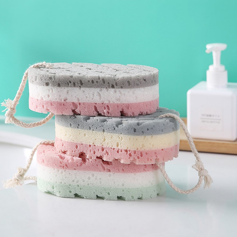 1pcs Bath Sponge Brush Shower Skin Clean Massage Soft SPA Foam Dead Skin RemovRI - Picture 2 of 9