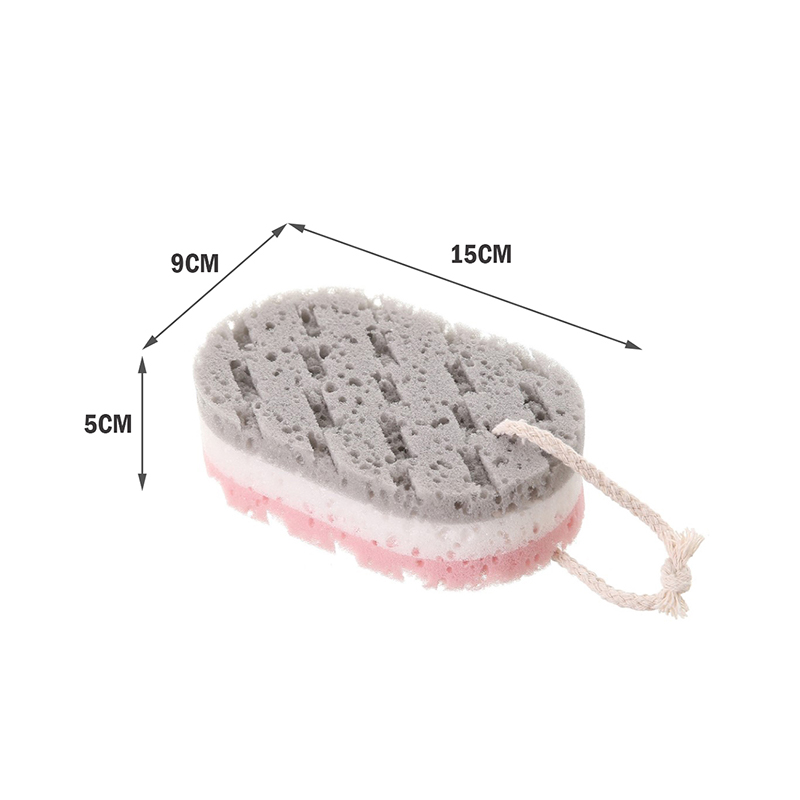 1pcs Bath Sponge Brush Shower Skin Clean Massage Soft SPA Foam Dead Skin RemovRI - Picture 3 of 9