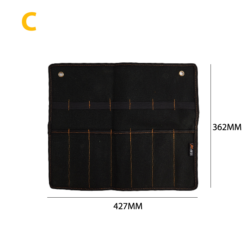 Chisel Carrying Case Canvas Pocket Tool Roll Holder Wrench Pouch Organi-qk - Bild 15 von 18