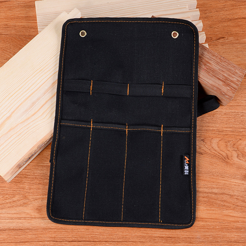 Chisel Carrying Case Canvas Pocket Tool Roll Holder Wrench Pouch Organi-qk - Bild 9 von 18