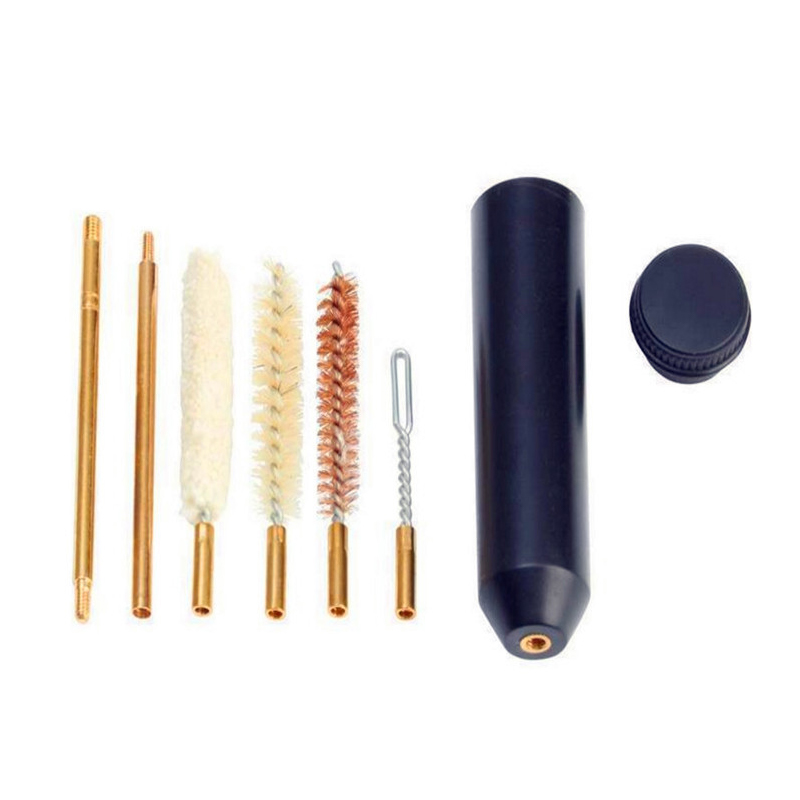 7pcs Pistol Cleaning Kit Hand Gun Rod Brush Gun Cleaning Tools 22/45/357/9 mm C❤ - Bild 4 von 5